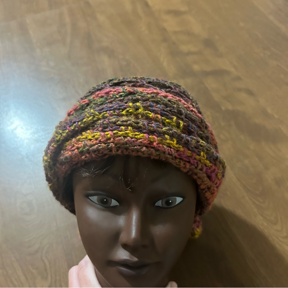 Crochet head scarf NWOT - Picture 2 of 3